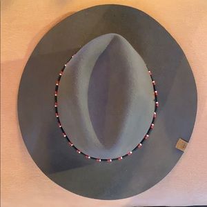 Official Chicago Bulls Grey Felt Fedora Hat